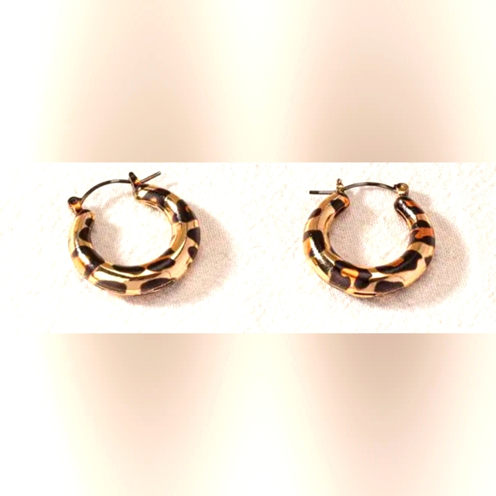 Leopard Loop Earrings